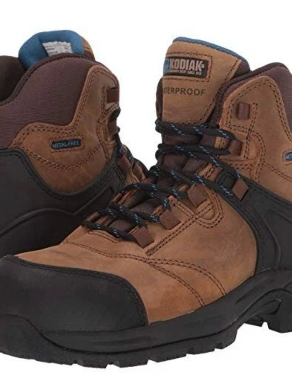 Kodiak Brown Waterproof women work Boots sizes 9 1/2 & 10